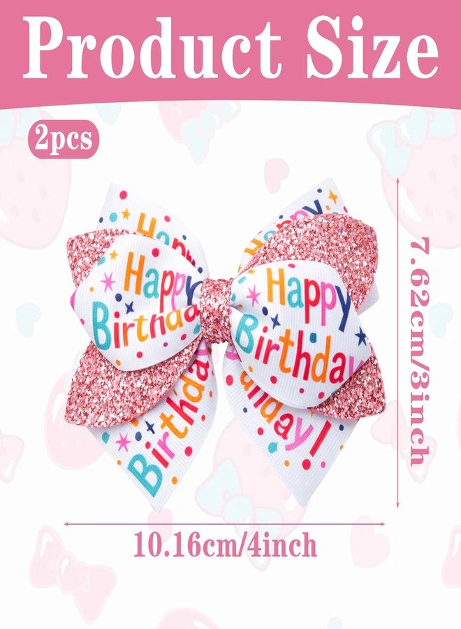 Ymapinc مشبكان للشعر على شكل فيونكة عيد ميلاد سعيد من Ymapinc، قطعتان، فيونكات كبيرة مزينة بالترتر للبنات، دبوس شعر كبير لتزيين فستان حفلة عيد الميلاد - Image 2